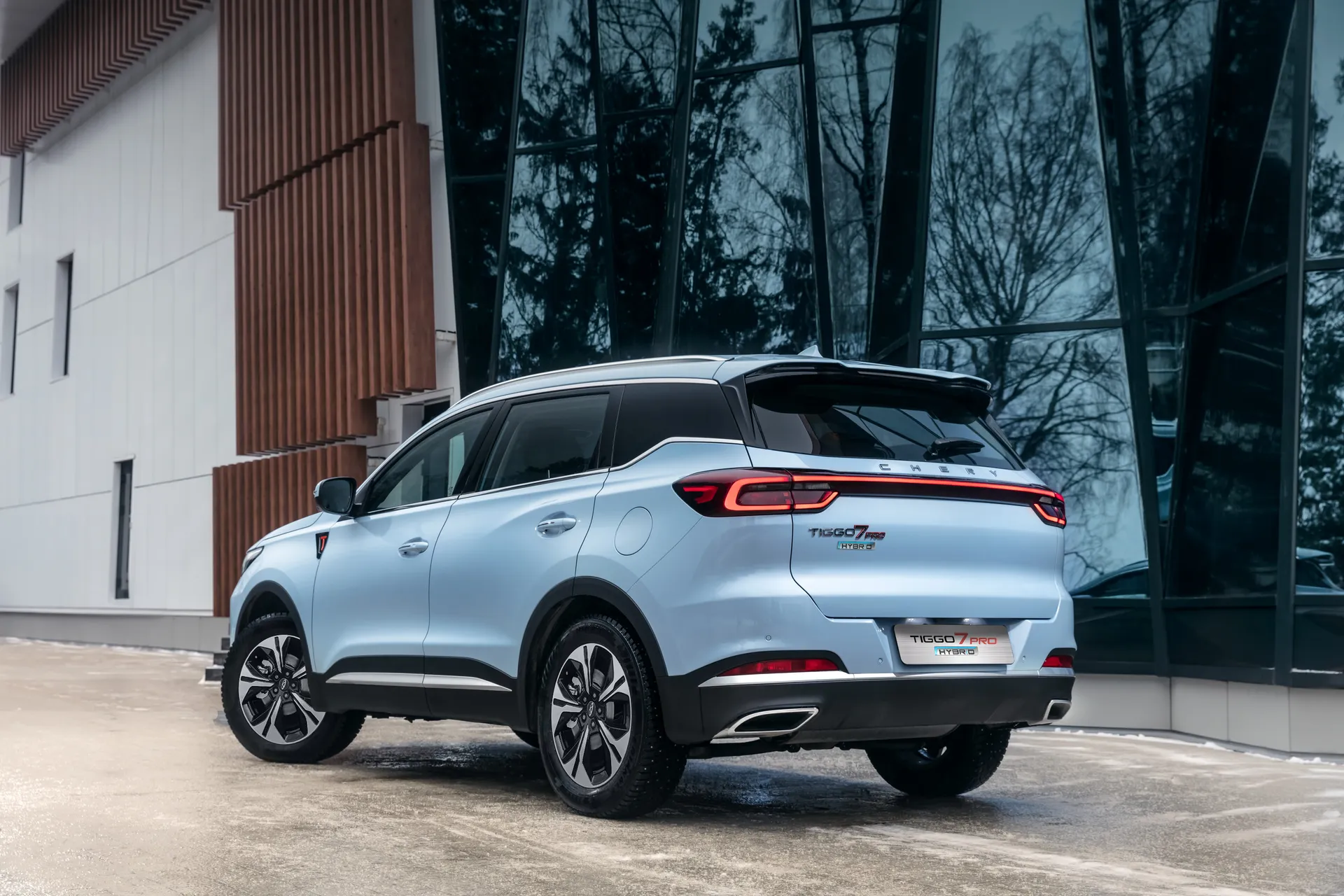 Tiggo 7 Pro Hybrid 3/4 trasera