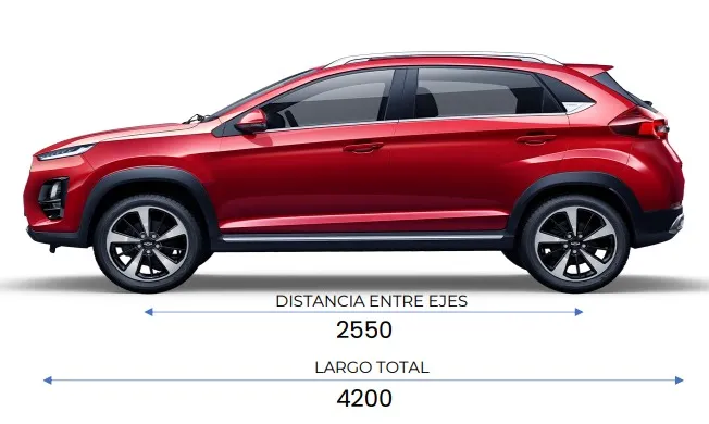 Dimensiones Tiggo 2 Pro Max